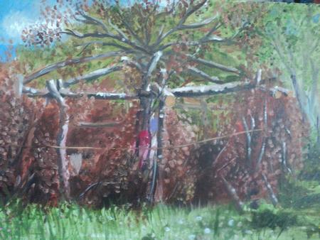 Tattoos - Sundance Arbor Landscape Painiting - 59368